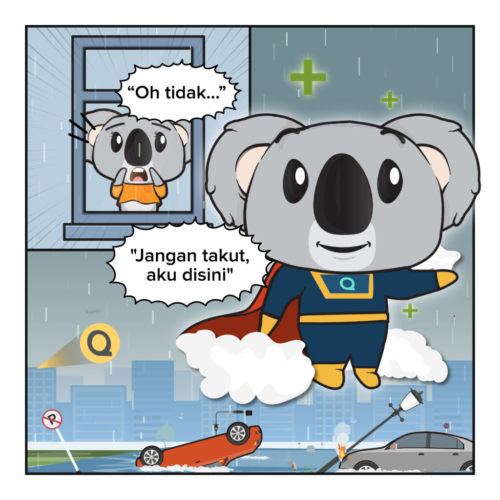 Perlindungan Tambahan Mobil | Qoala Comic Page 2