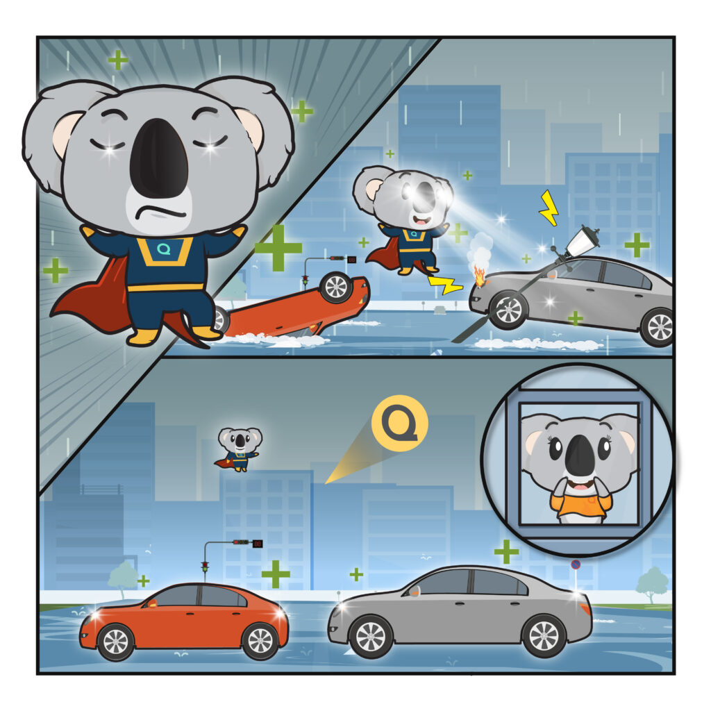 Perlindungan Tambahan Mobil | Qoala Comic Page 3