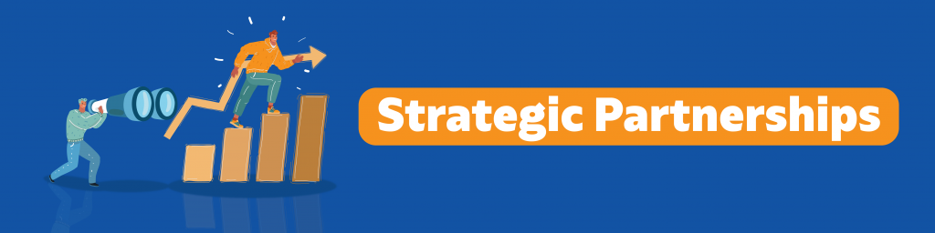 Header banner untuk posisi Strategic Partnership di Qoala Hiring Day